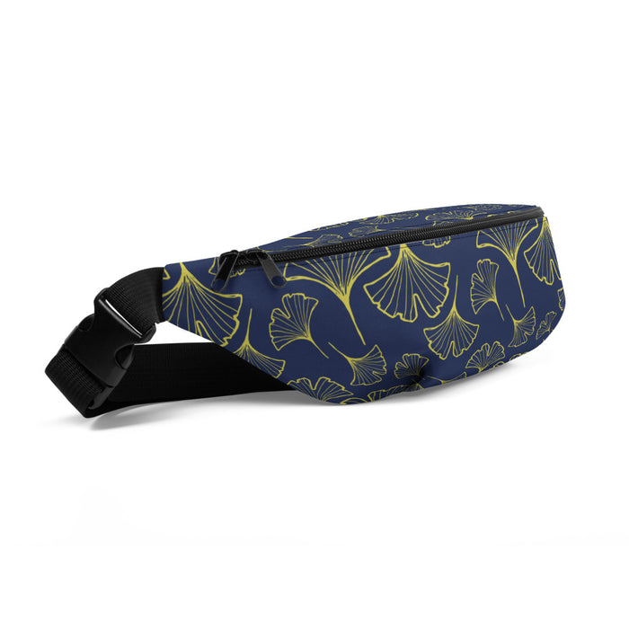 Ginkgo Leaf Fanny Pack (Blue Depths/Green Sheen)