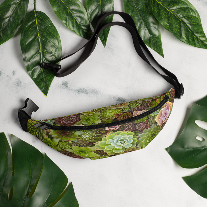 Succulent Print Fanny Pack