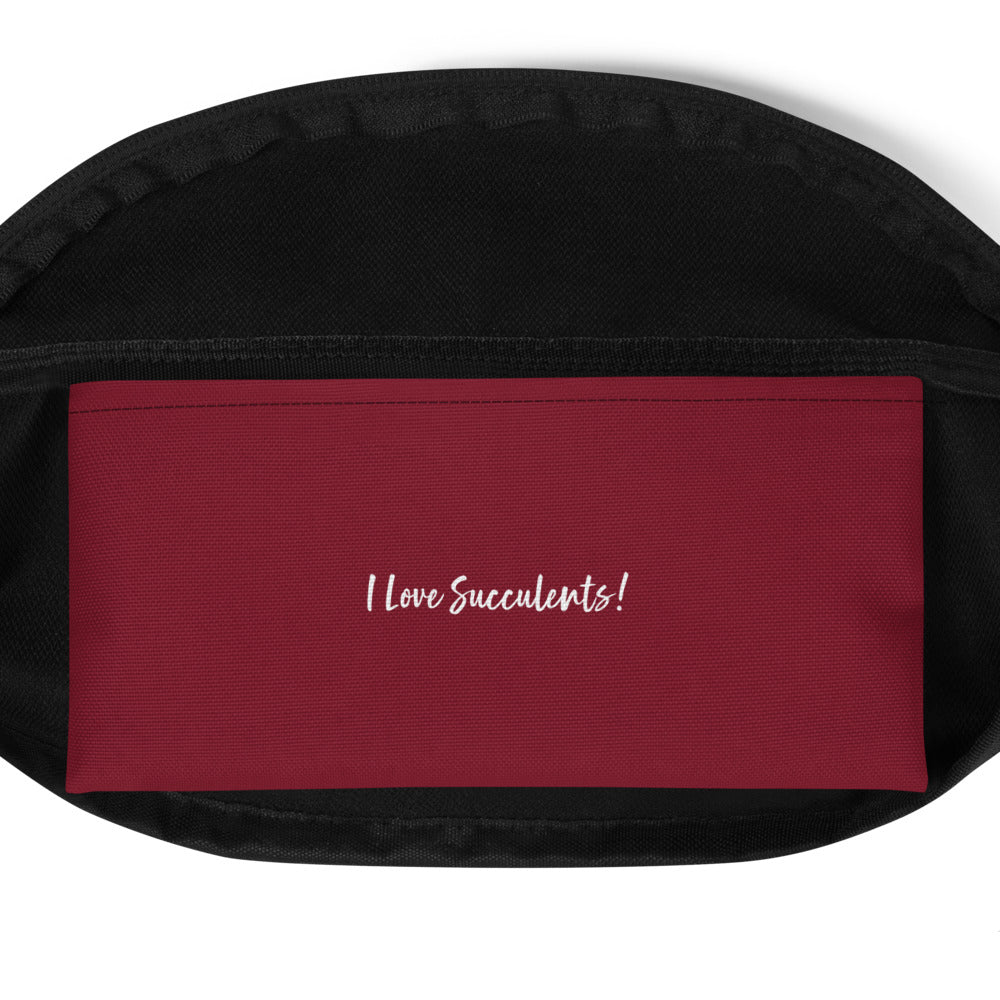 Succulent Print Fanny Pack
