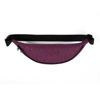 Oak Leaf Fanny Pack (Magenta Purple/Military Olive)