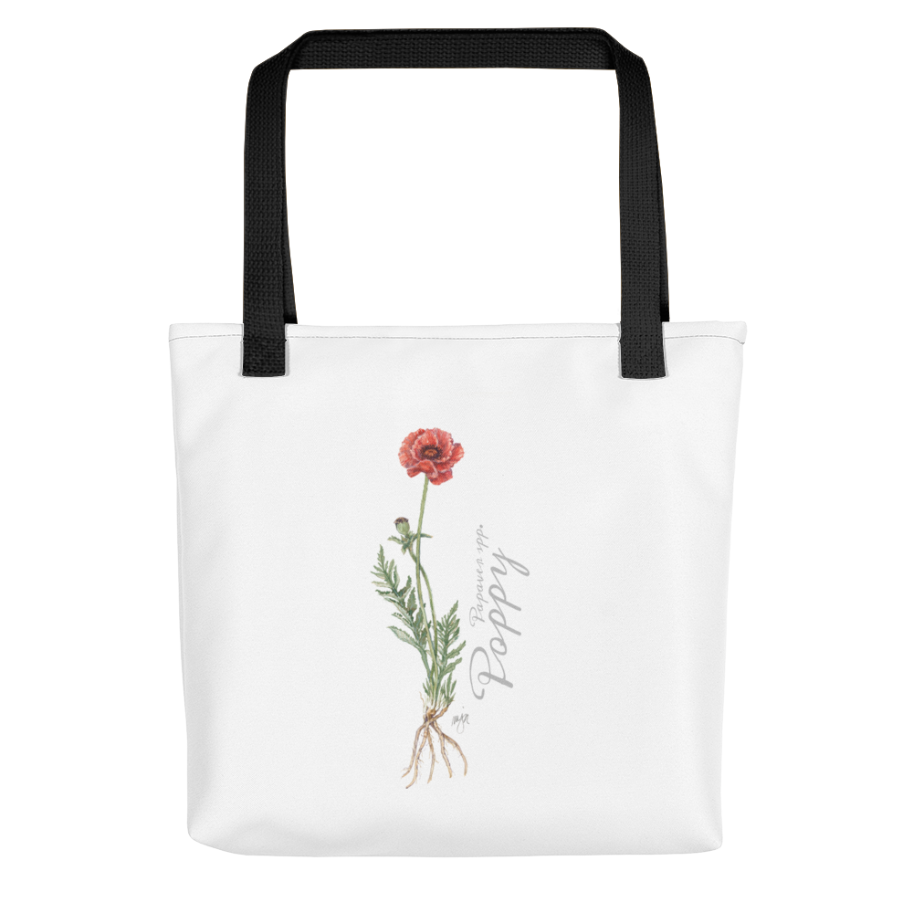 Poppy Botanical — Tote Bag