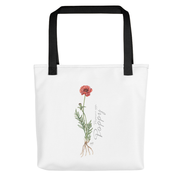 Poppy Botanical — Tote Bag