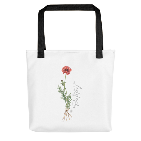 Blooming flowers tote bag – POPPY