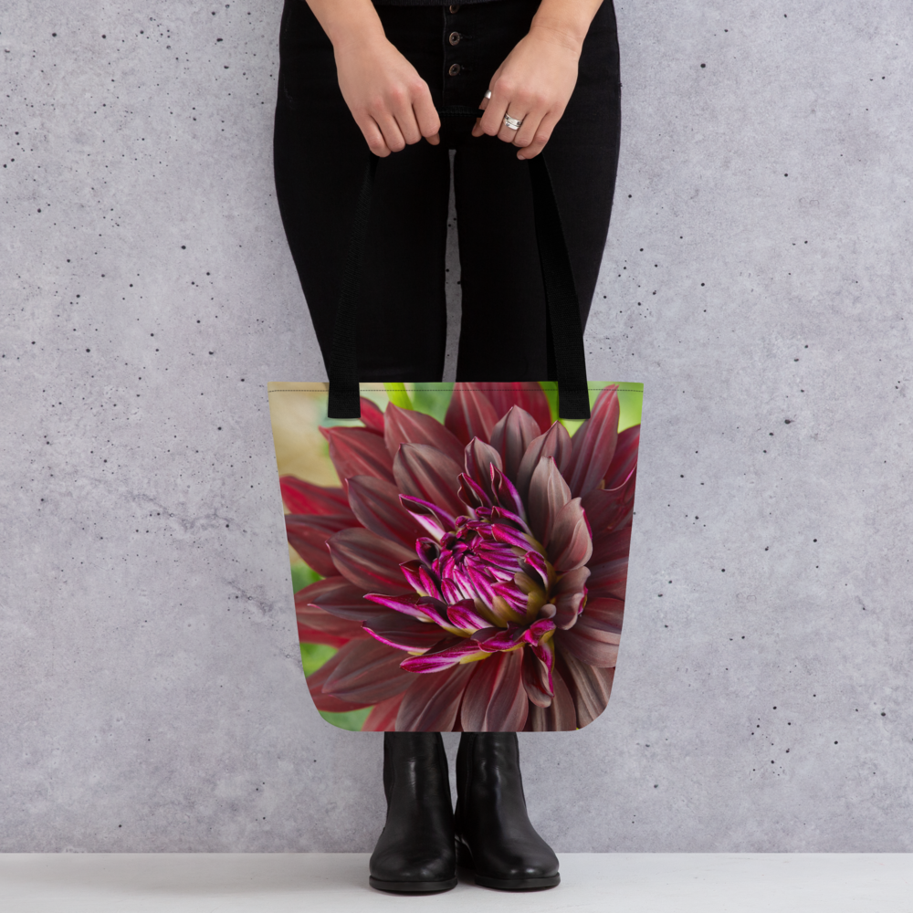 Black Dahlia Tote Bag