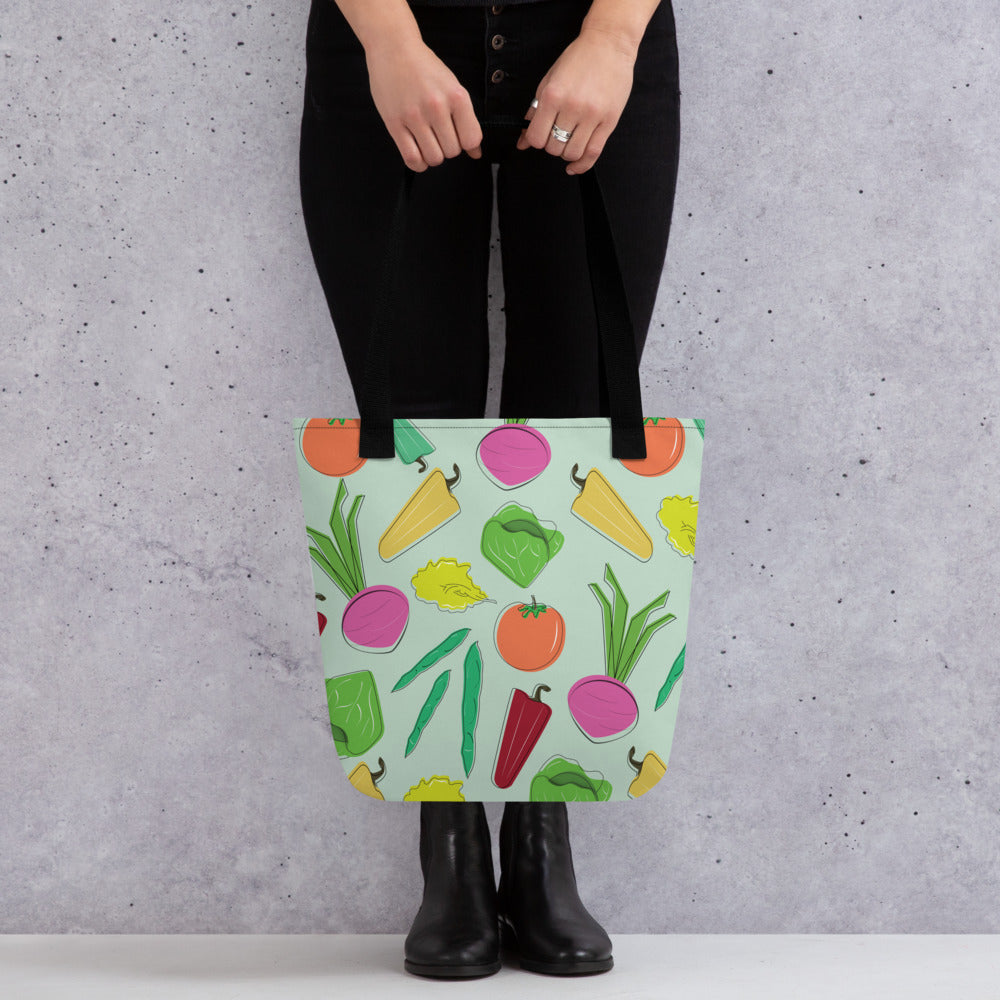 Vegetable Illustration Tote bag