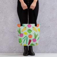 Vegetable Illustration Tote bag