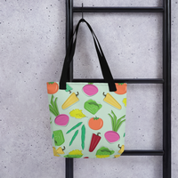 Vegetable Illustration Tote bag
