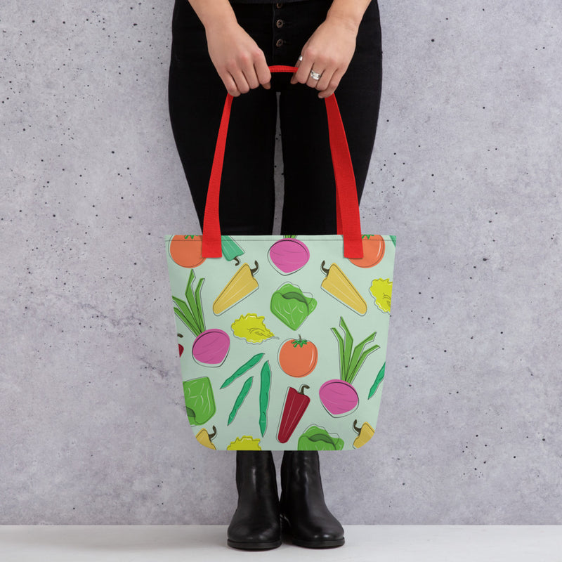 Vegetable Illustration Tote bag