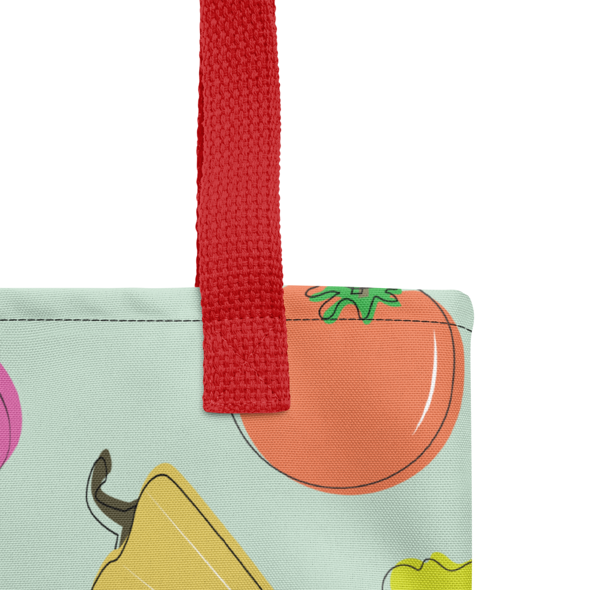 Vegetable Illustration Tote bag