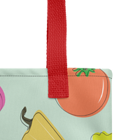 Vegetable Illustration Tote bag
