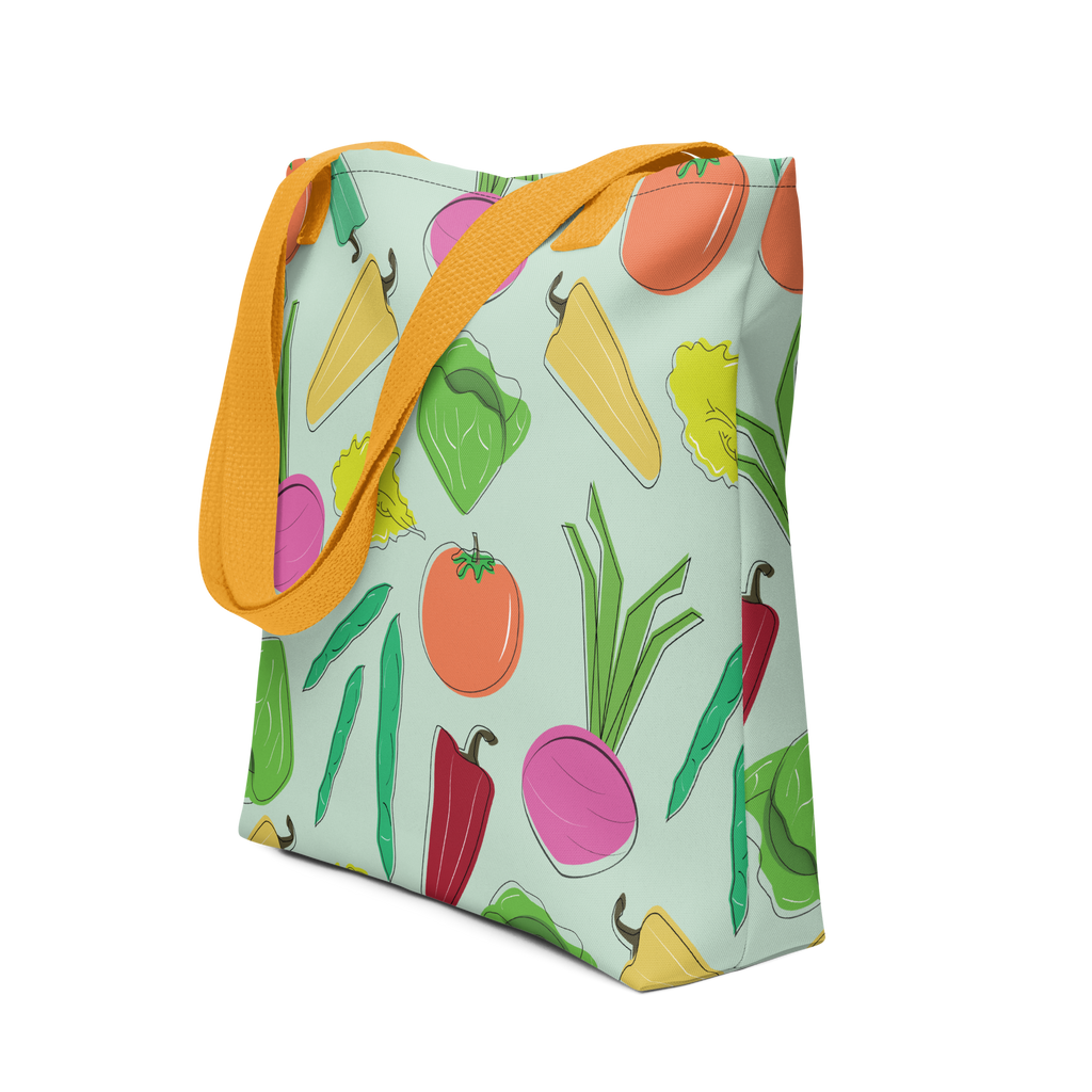 Vegetable Illustration Tote bag