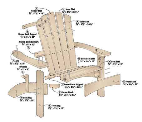 Adirondack Chair & Table