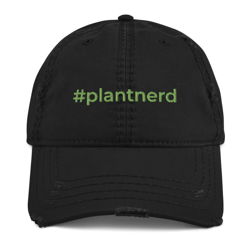 #plantnerd Distressed Dad Hat
