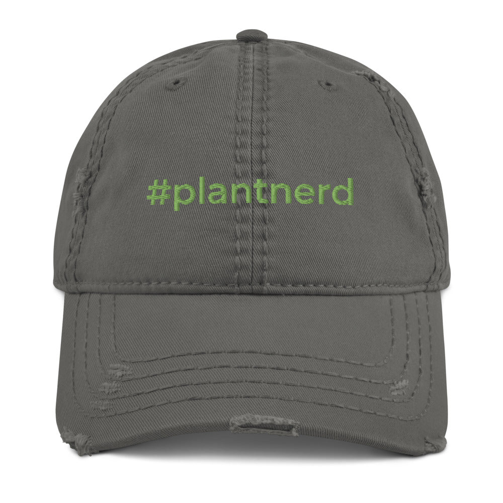 #plantnerd Distressed Dad Hat