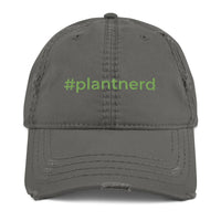 #plantnerd Distressed Dad Hat