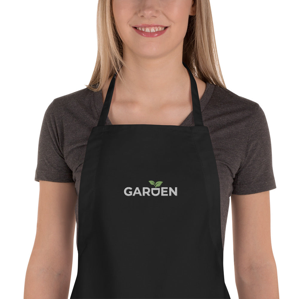 Container Garden (foliage) Embroidered Apron