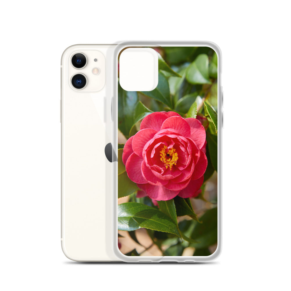 Red Camelia iPhone Case