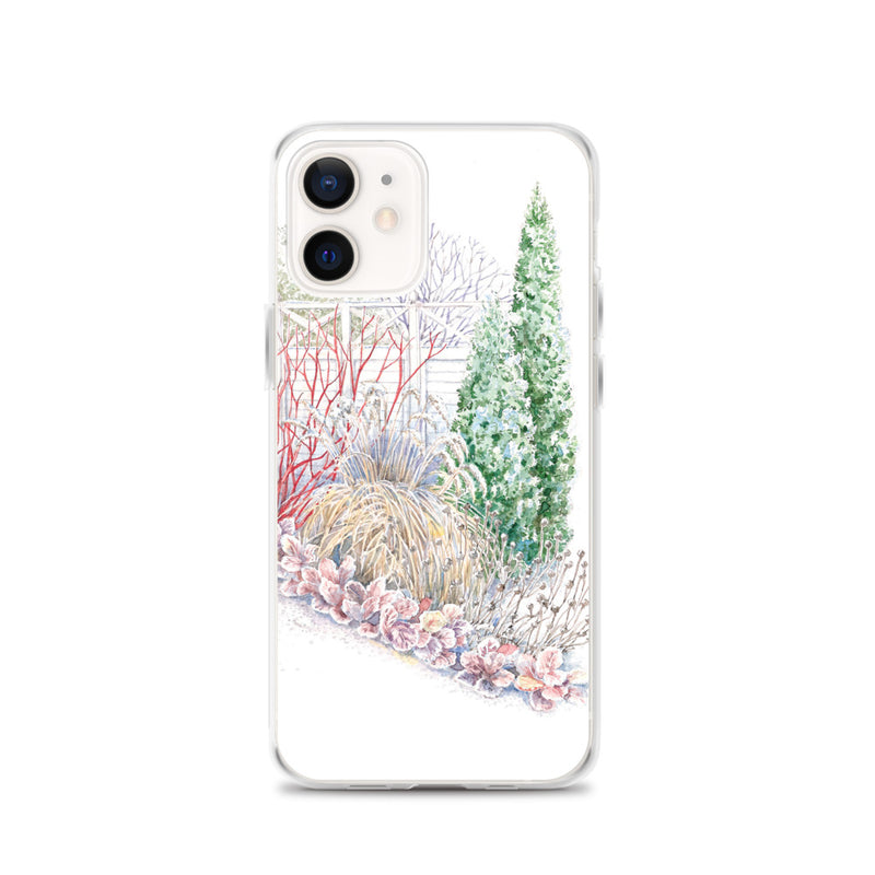 Winter Scene Watercolor iPhone Case