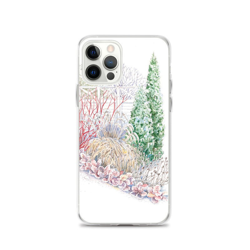 Winter Scene Watercolor iPhone Case