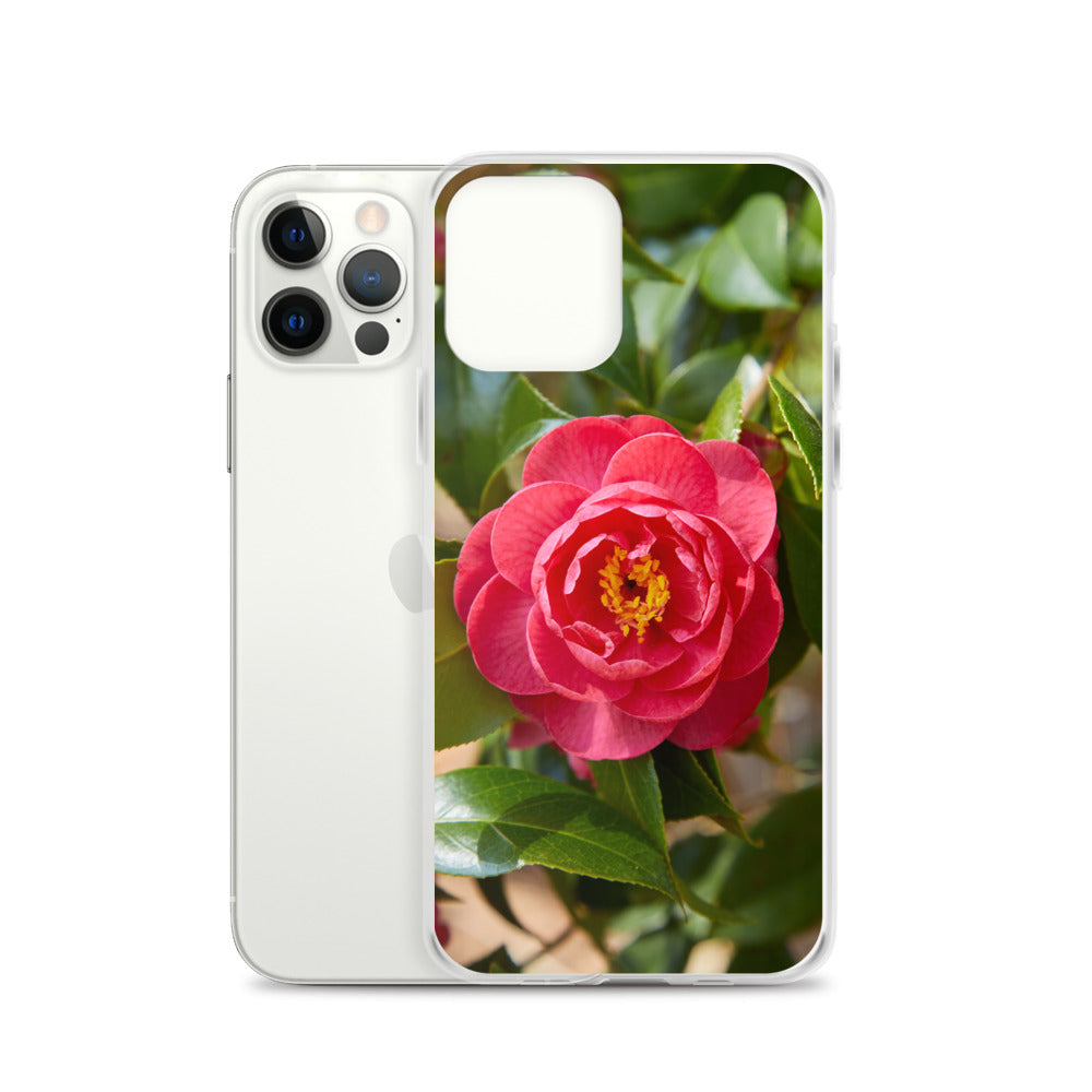Red Camelia iPhone Case
