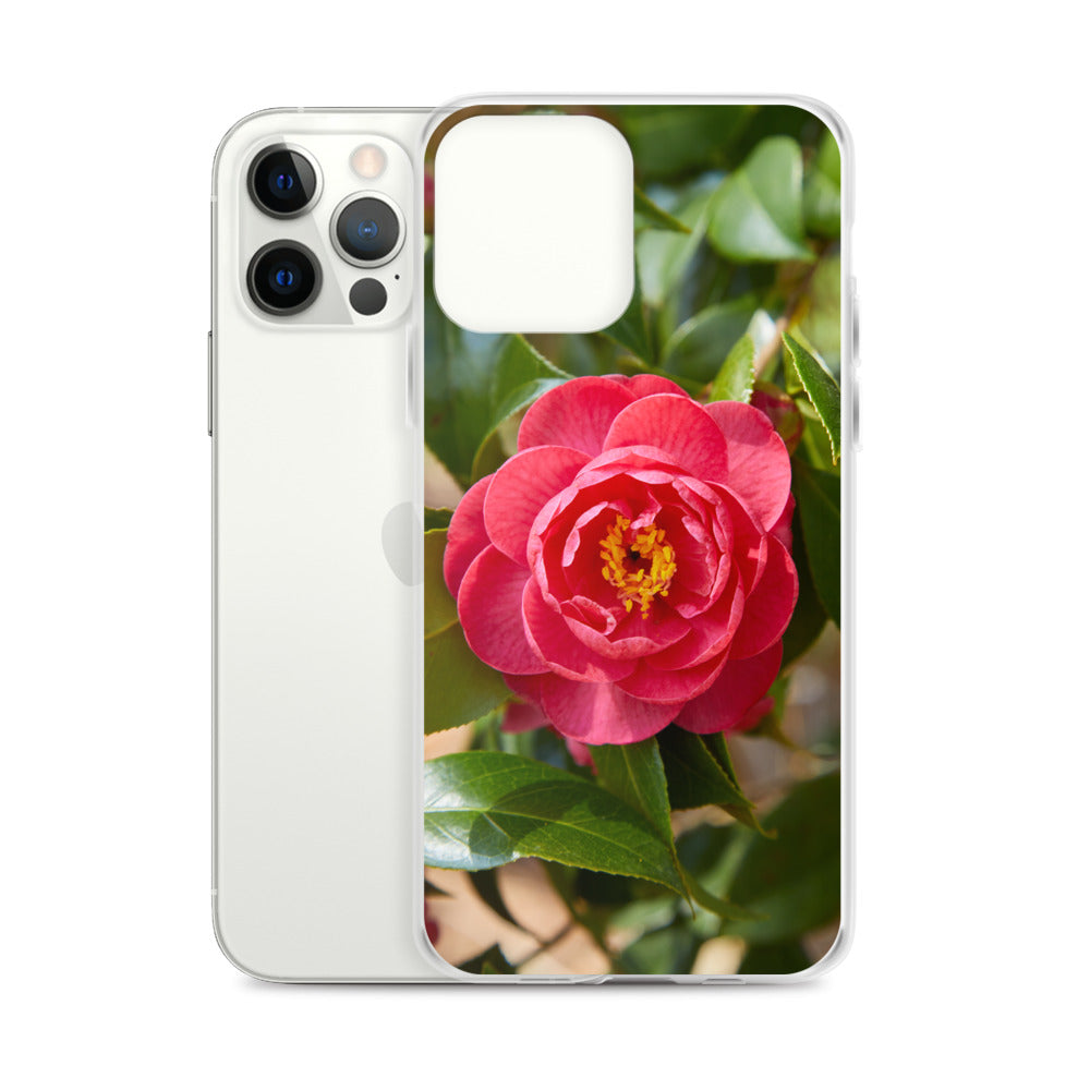 Red Camelia iPhone Case