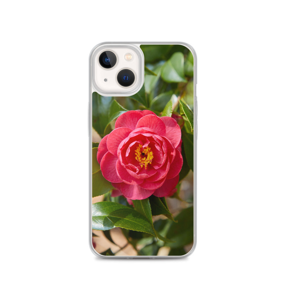 Red Camelia iPhone Case