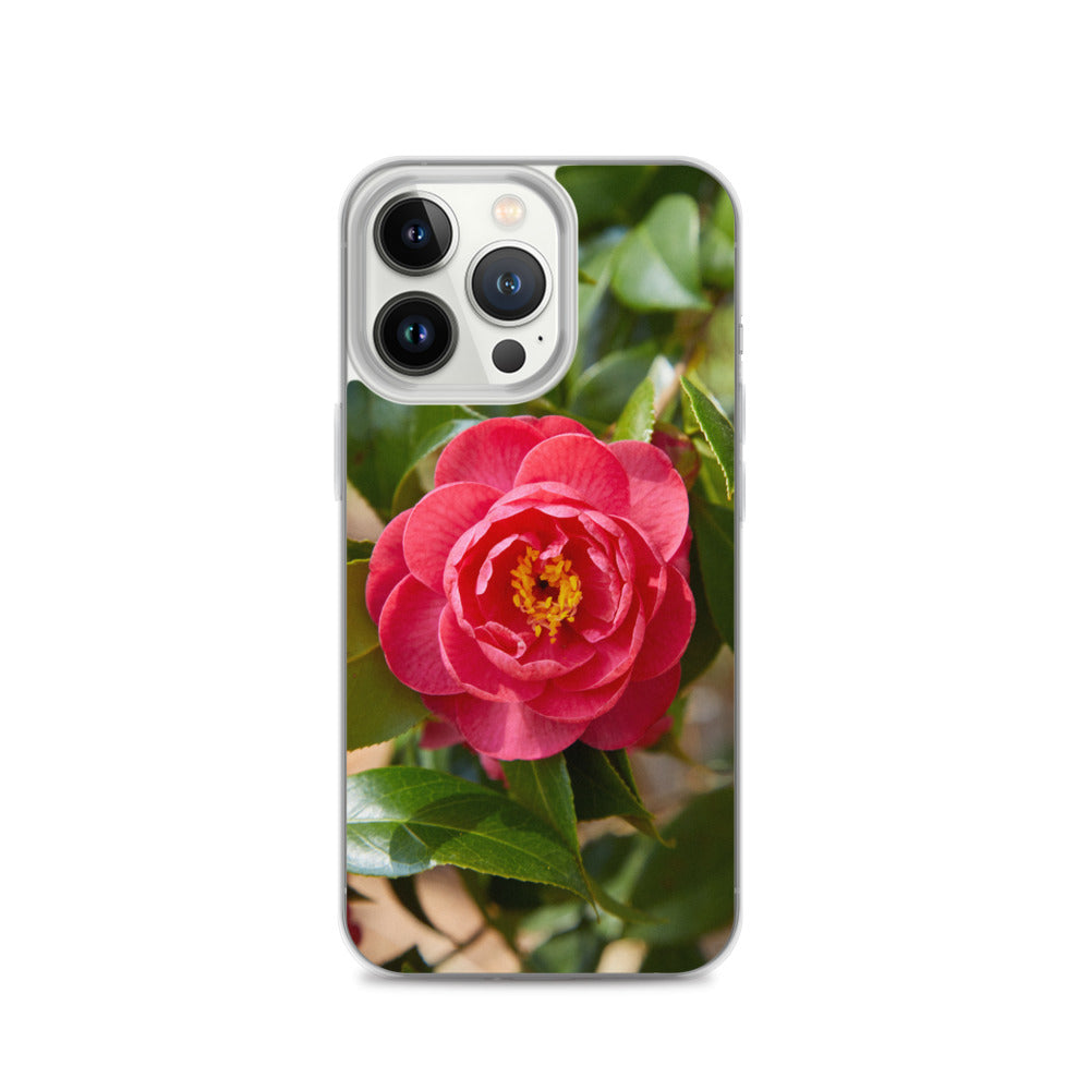 Red Camelia iPhone Case