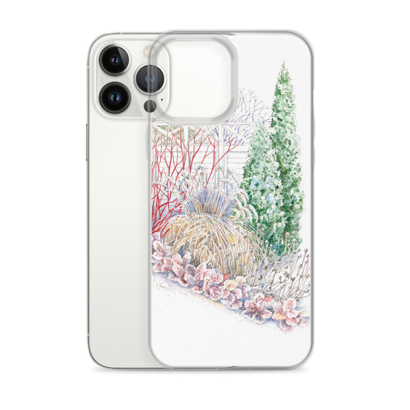 Winter Scene Watercolor iPhone Case