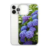 Blue Hydrangea iPhone Case