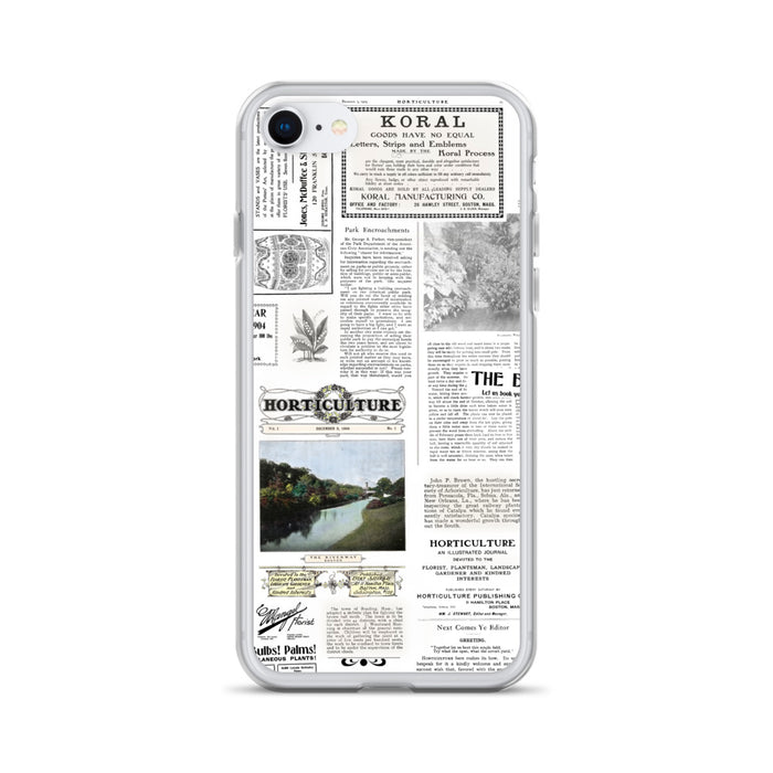 Vintage Horticulture Magazine iPhone Case