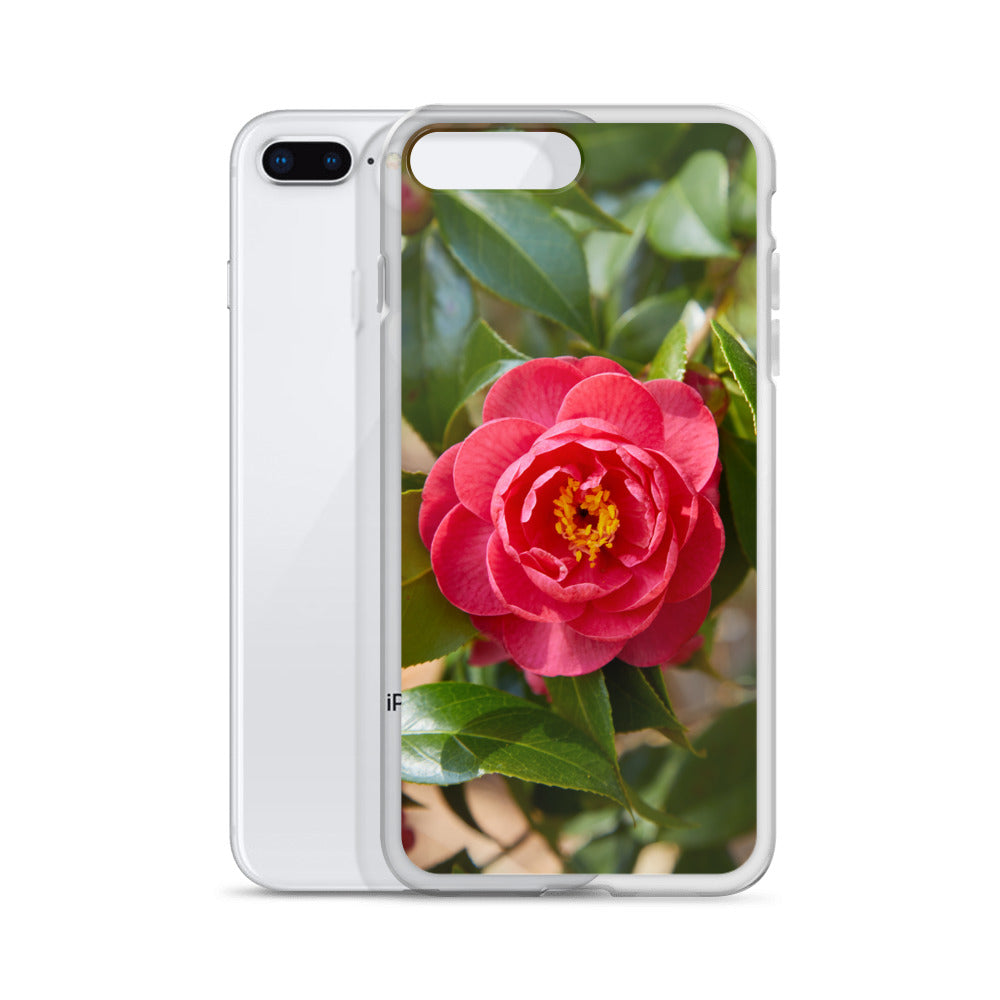 Red Camelia iPhone Case