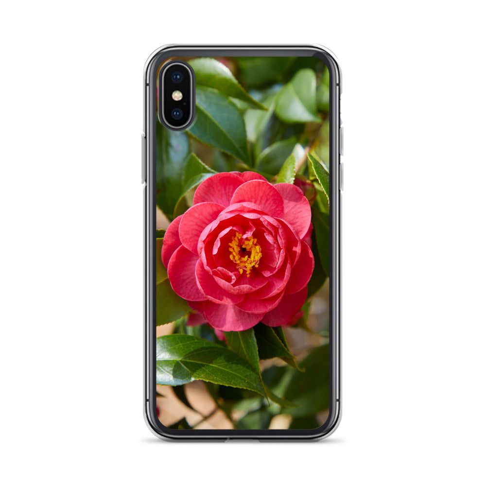 Red Camelia iPhone Case
