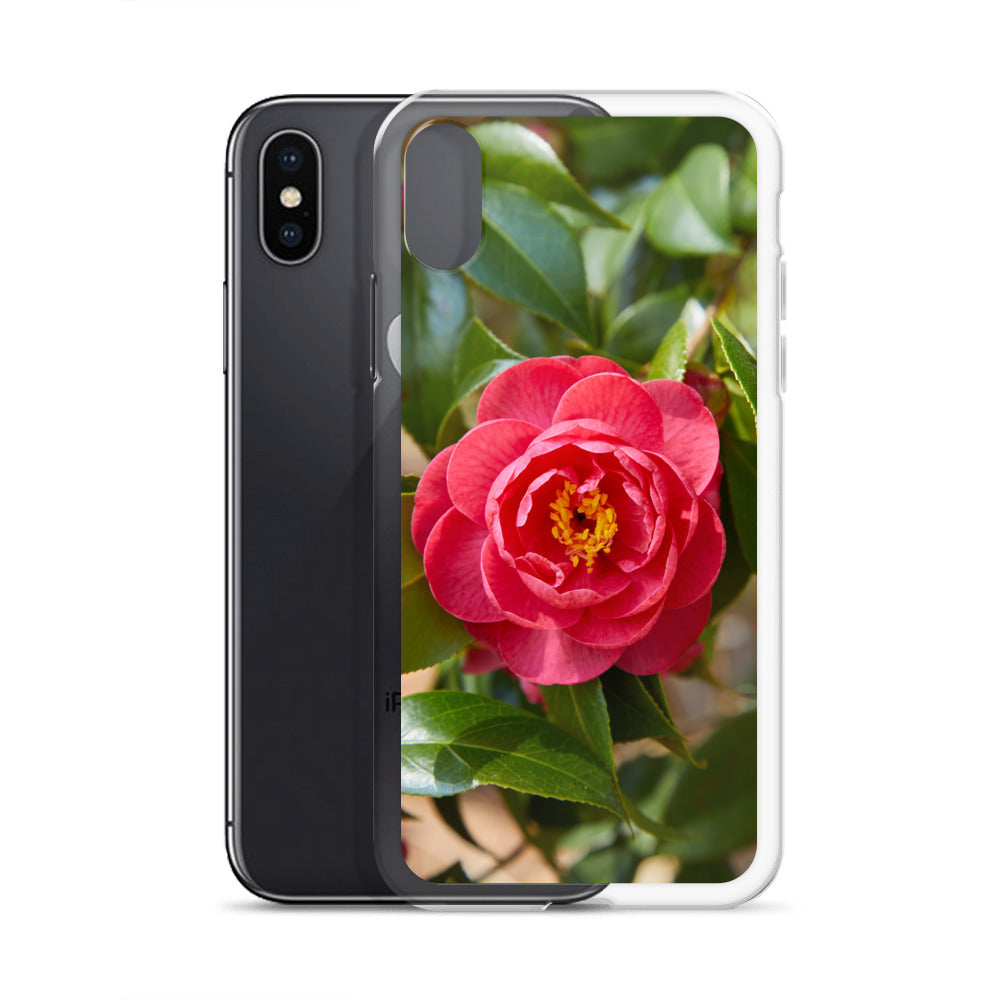 Red Camelia iPhone Case
