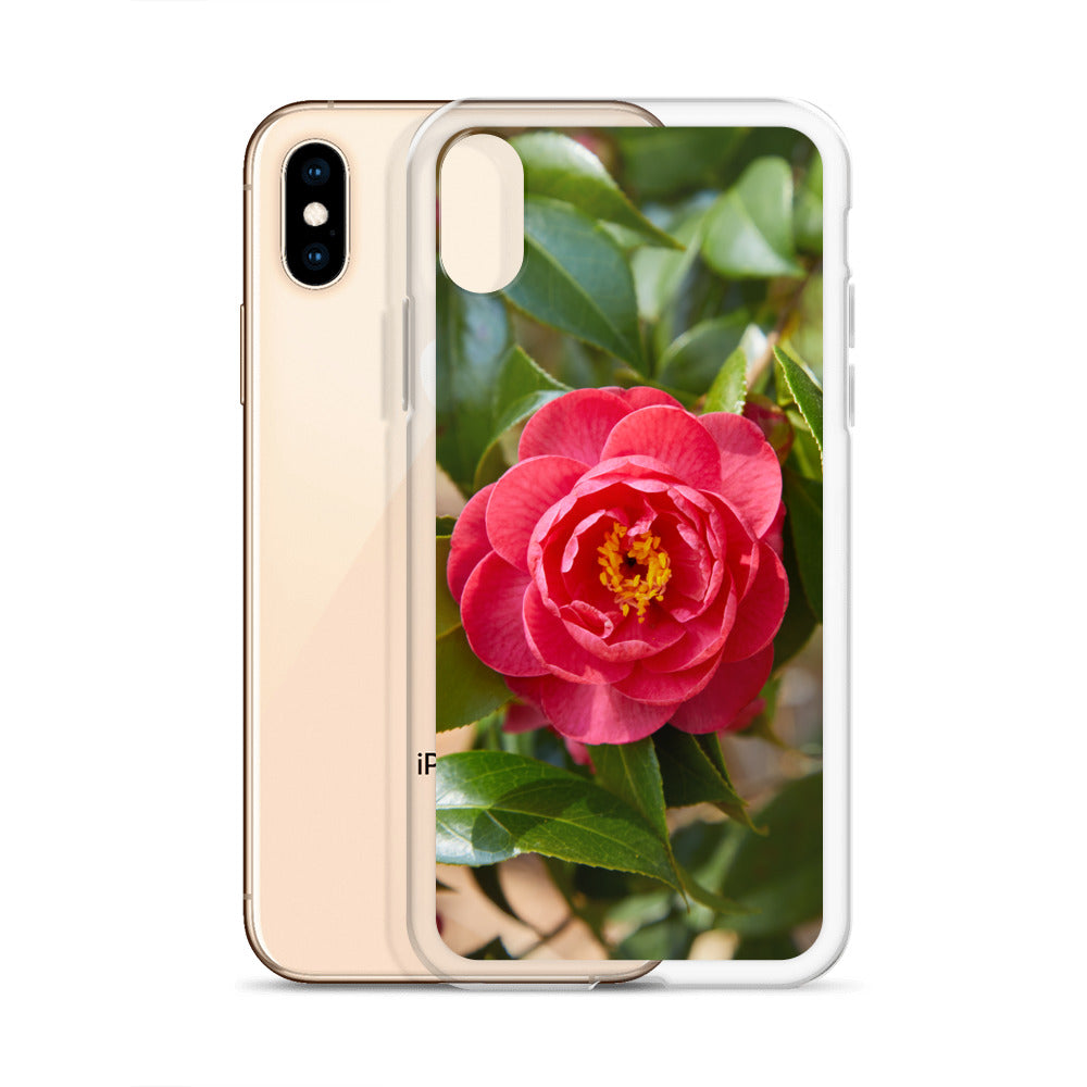 Red Camelia iPhone Case