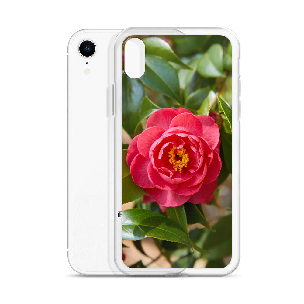 Red Camelia iPhone Case