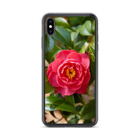 Red Camelia iPhone Case