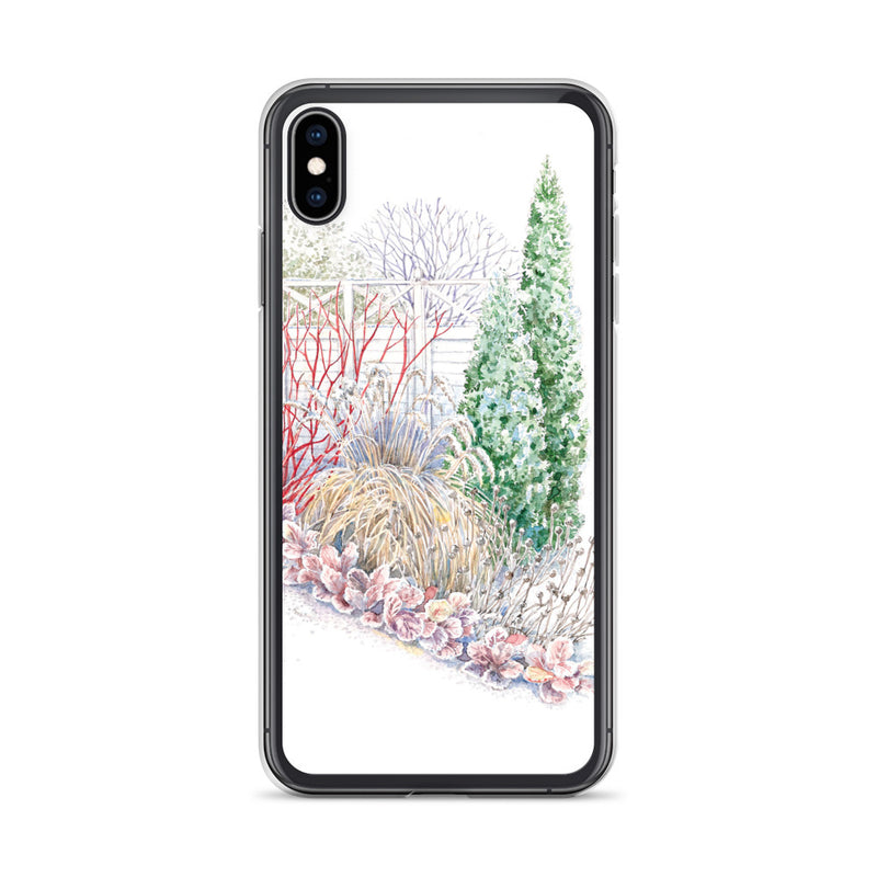 Winter Scene Watercolor iPhone Case