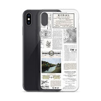 Vintage Horticulture Magazine iPhone Case