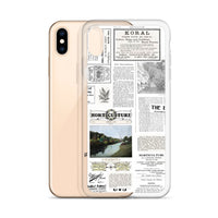 Vintage Horticulture Magazine iPhone Case