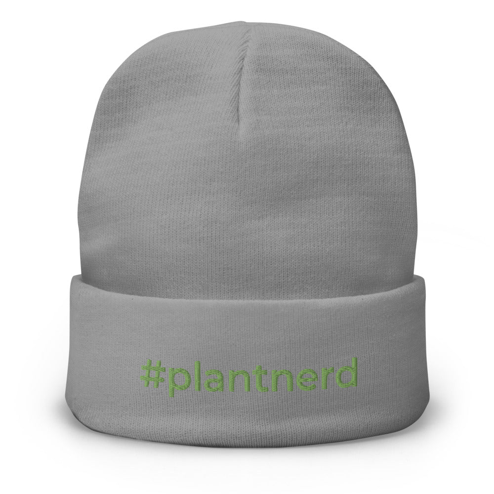 #plantnerd Embroidered Beanie