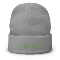 #plantnerd Embroidered Beanie