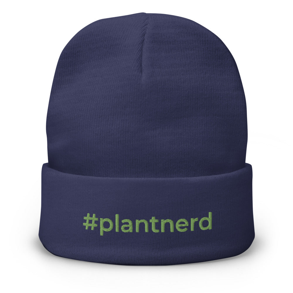 #plantnerd Embroidered Beanie