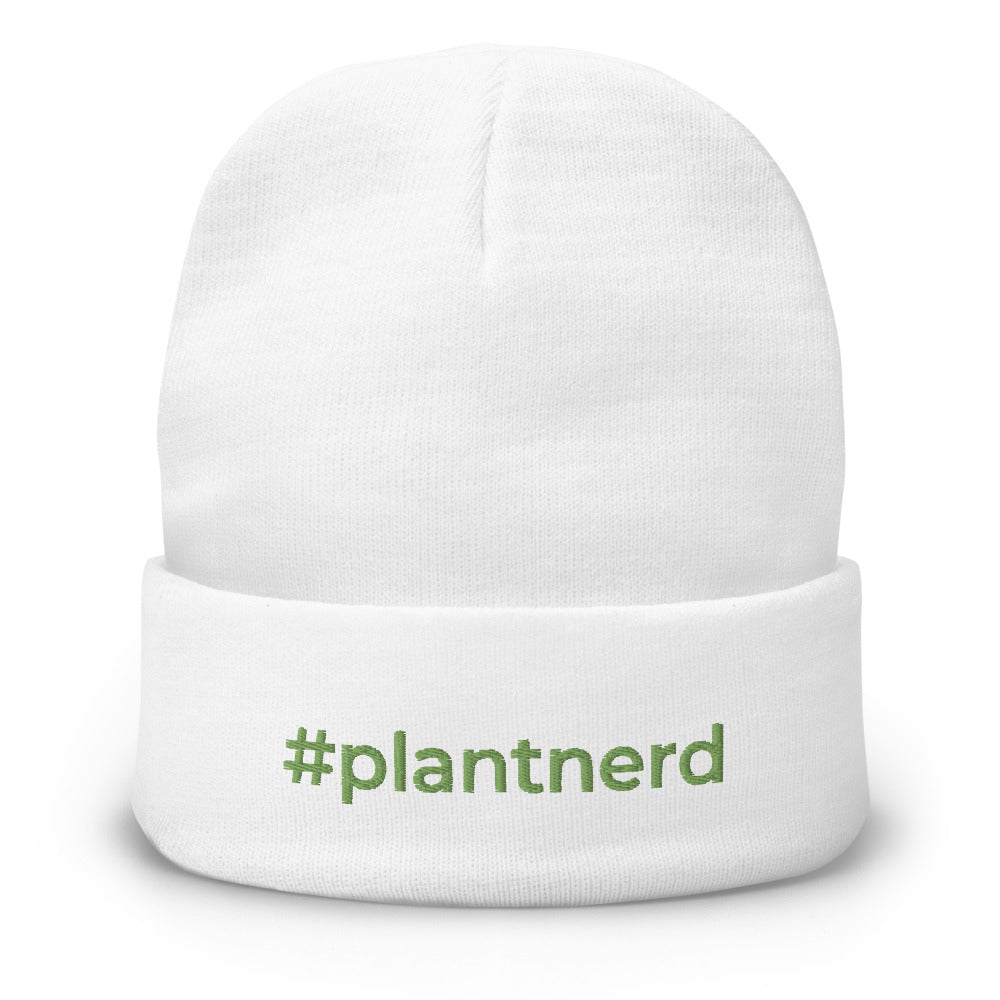 #plantnerd Embroidered Beanie