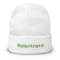 #plantnerd Embroidered Beanie