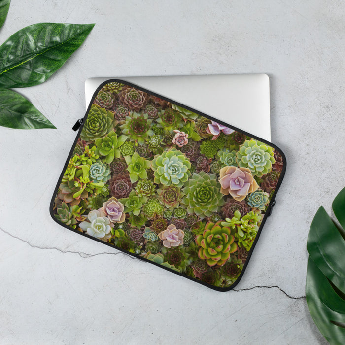 succulent sleeve Succulent Laptop Sleeve – Garden Gate