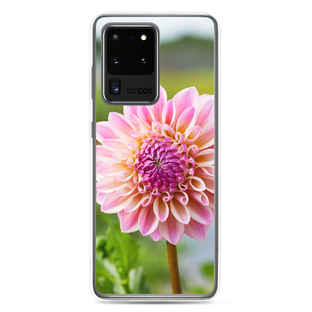 Pink Dahlia Samsung Case
