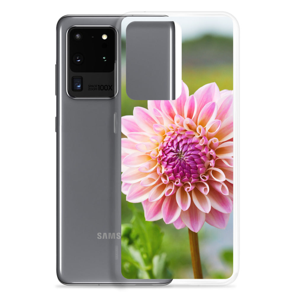 Pink Dahlia Samsung Case