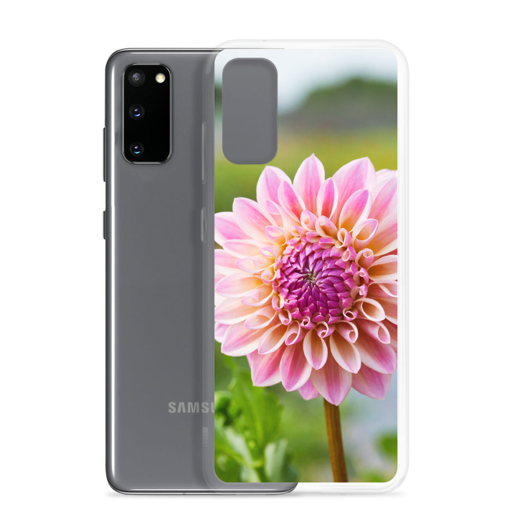 Pink Dahlia Samsung Case