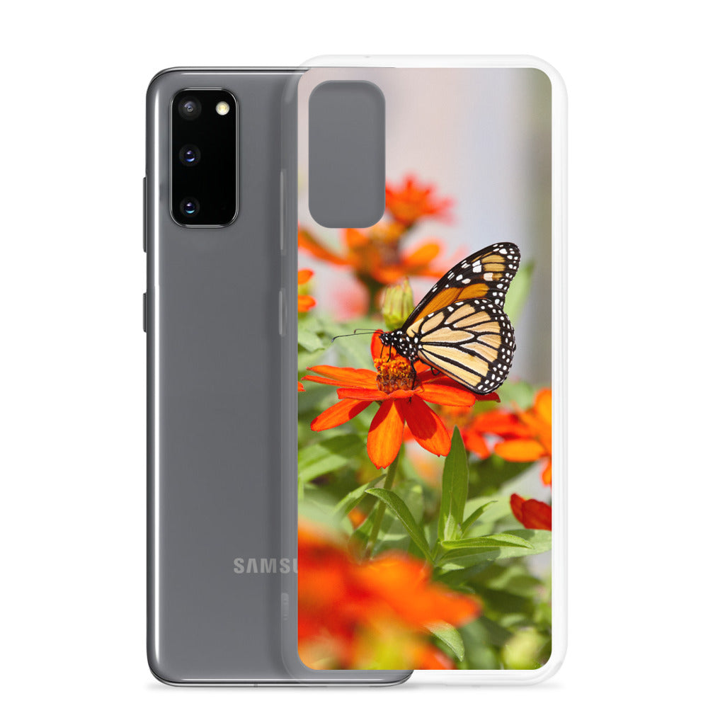 Monarch on Zinnia Samsung Case