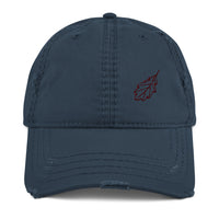 Oak Leaf Distressed Dad Hat